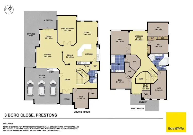 Floorplan of Homely house listing, 8 Boro Close, Prestons NSW 2170
