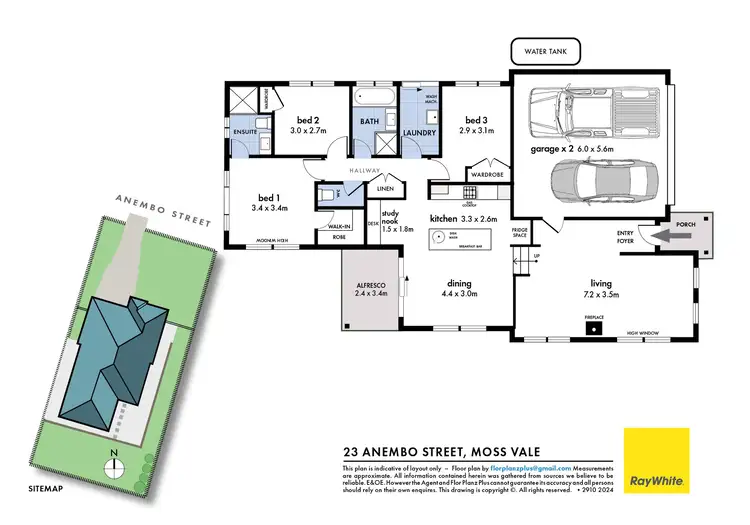 Floorplan of Homely house listing, 23 Anembo Street, Moss Vale NSW 2577