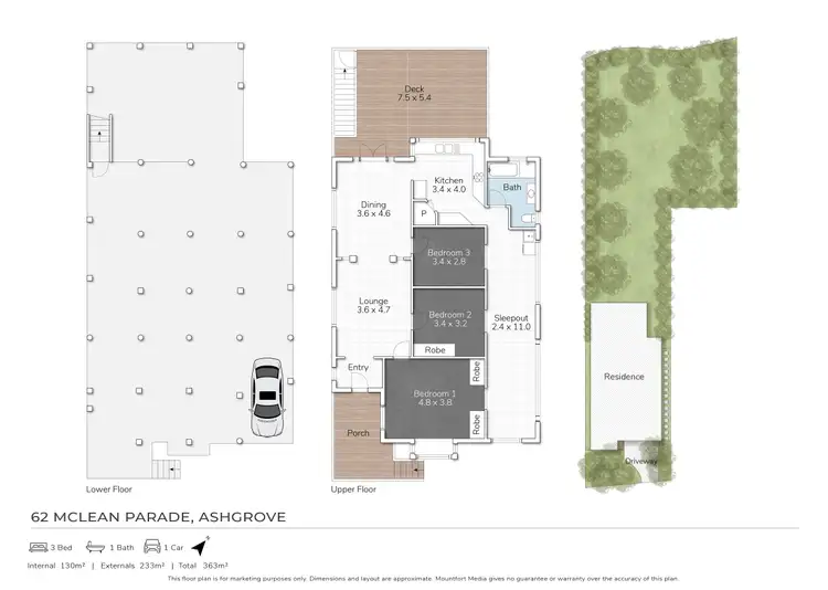Floorplan of Homely house listing, 62 McLean Parade, Ashgrove QLD 4060