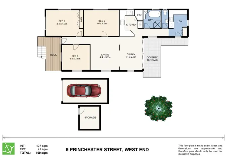 Floorplan of Homely house listing, 9 Princhester Street, West End QLD 4101