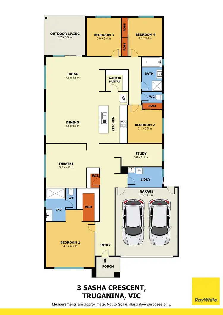 Floorplan of Homely house listing, 3 Sasha Crescent, Truganina VIC 3029