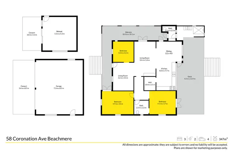 Floorplan of Homely house listing, 58 Coronation Avenue, Beachmere QLD 4510