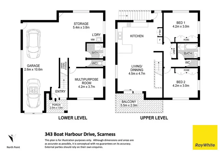 Floorplan of Homely house listing, 343 Boat Harbour Drive, Scarness QLD 4655
