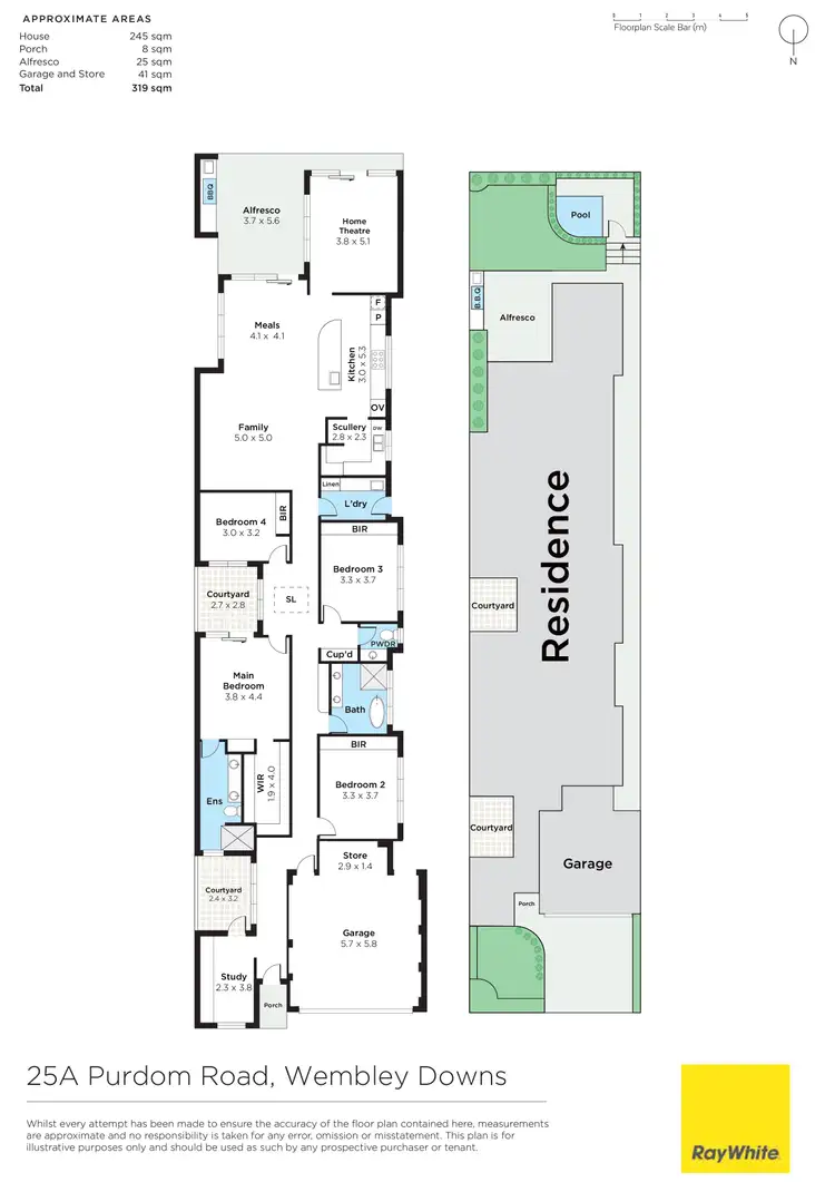 Floorplan of Homely house listing, 25A Purdom Road, Wembley Downs WA 6019