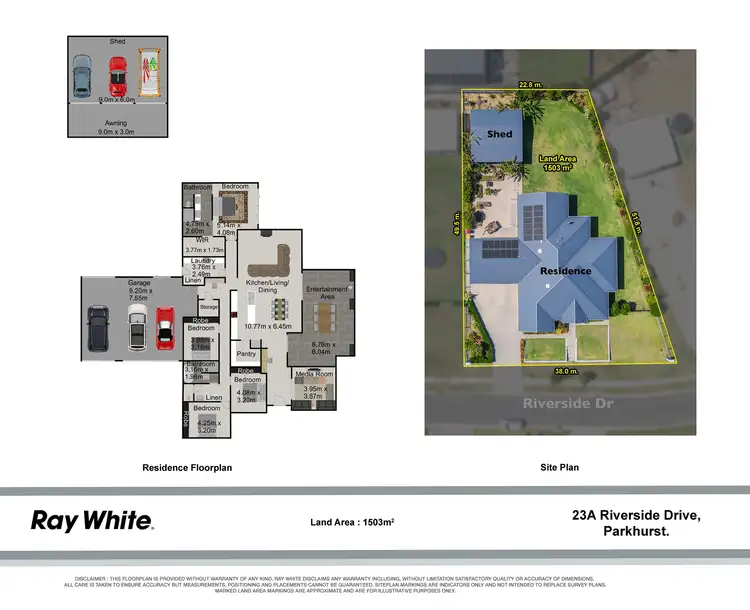Floorplan of Homely house listing, 23A Riverside Drive, Parkhurst QLD 4702