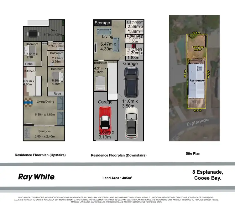 Floorplan of Homely house listing, 8 Esplanade, Cooee Bay QLD 4703