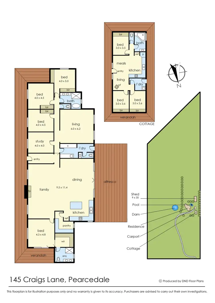 Floorplan of Homely rural property listing, 145 Craigs Lane, Pearcedale VIC 3912