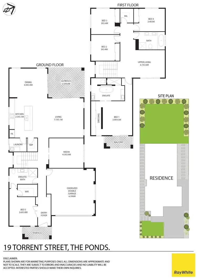 Floorplan of Homely house listing, 19 Torrent Street, The Ponds NSW 2769