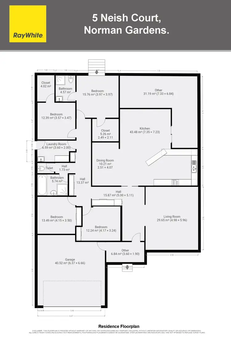 Floorplan of Homely house listing, 5 Neish Court, Norman Gardens QLD 4701