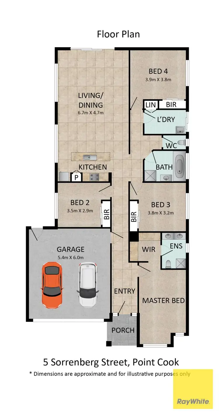 Floorplan of Homely house listing, 5 Sorrenberg Street, Point Cook VIC 3030