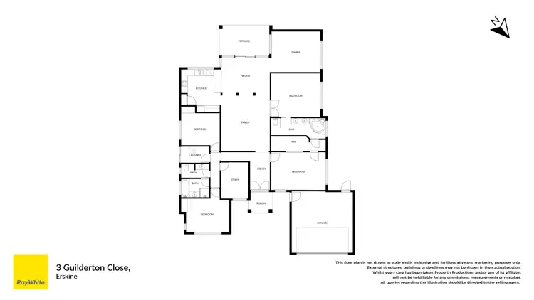 Floorplan of Homely house listing, 3 Guilderton Close, Erskine WA 6210