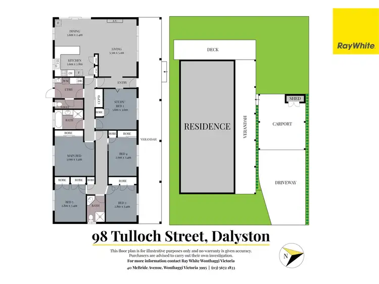 Floorplan of Homely house listing, 98 Tulloch Street, Dalyston VIC 3992