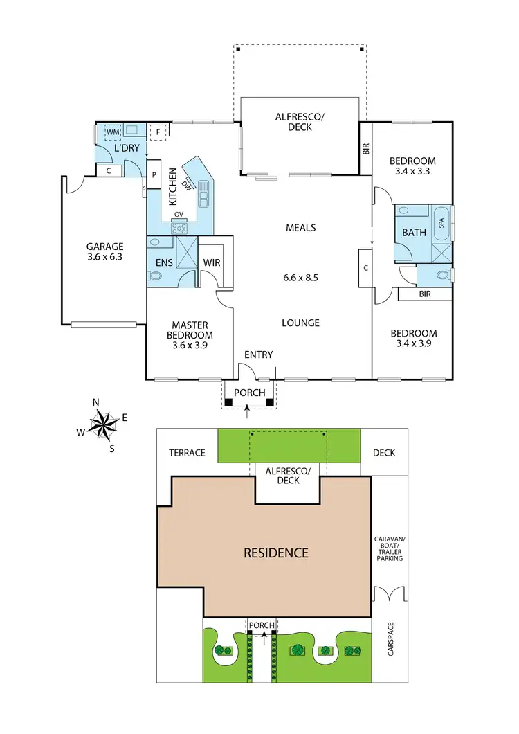 Floorplan of Homely house listing, 14 Bursaria Way, Doreen VIC 3754