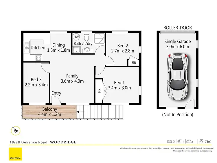Floorplan of Homely unit listing, 18/28 Defiance Road, Logan Central QLD 4114