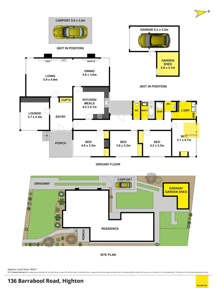 Floorplan of Homely house listing, 136 Barrabool Road, Highton VIC 3216