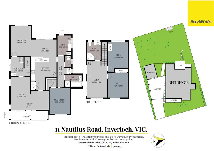 Floorplan of Homely house listing, 11 Nautilus Road, Inverloch VIC 3996