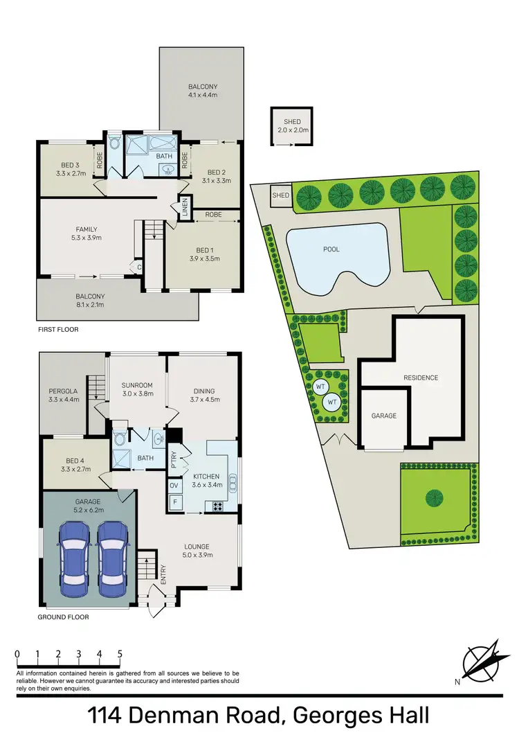 Floorplan of Homely house listing, 114 Denman Road, Georges Hall NSW 2198