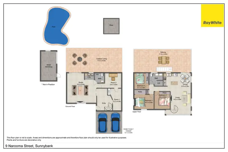 Floorplan of Homely house listing, 9 Narooma Street, Sunnybank QLD 4109