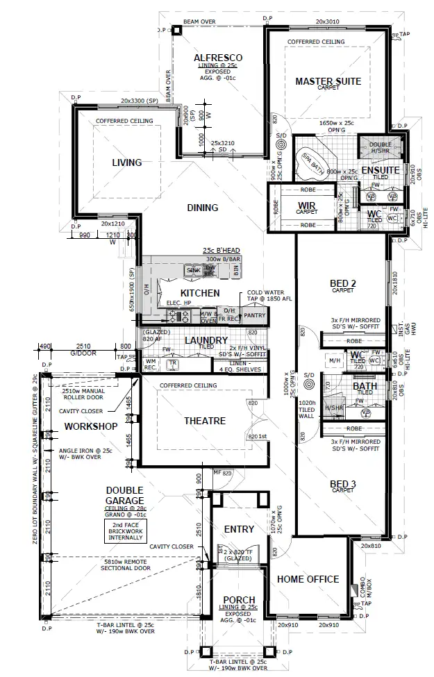 Floorplan of Homely house listing, 25 Caddadup Retreat, Dawesville WA 6211
