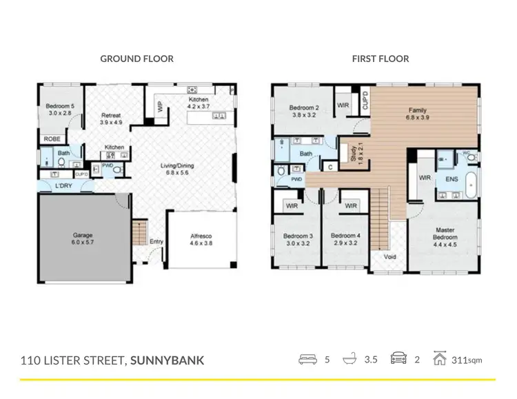 Floorplan of Homely house listing, 110 Lister Street, Sunnybank QLD 4109