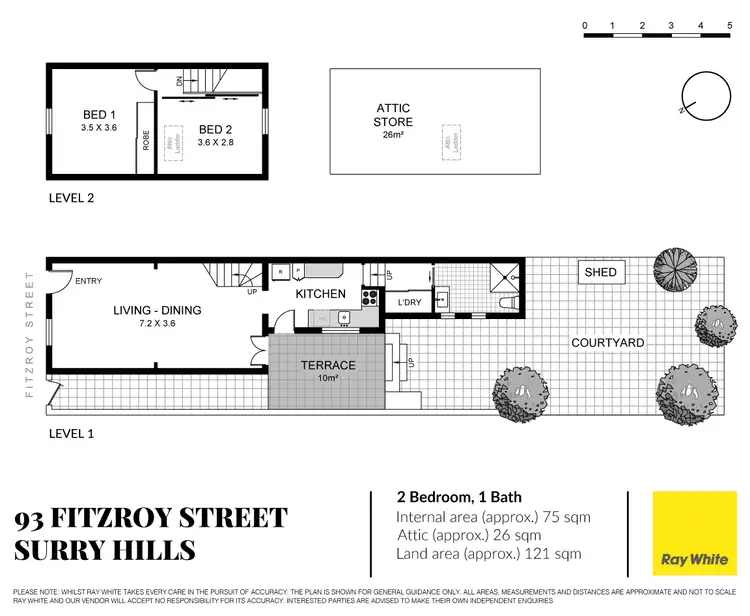 Floorplan of Homely house listing, 93 Fitzroy Street, Surry Hills NSW 2010