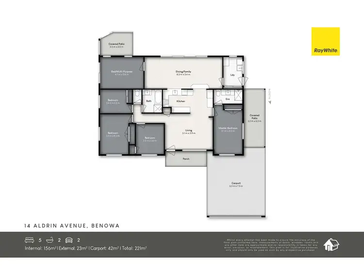 Floorplan of Homely house listing, 14 Aldrin Avenue, Benowa QLD 4217