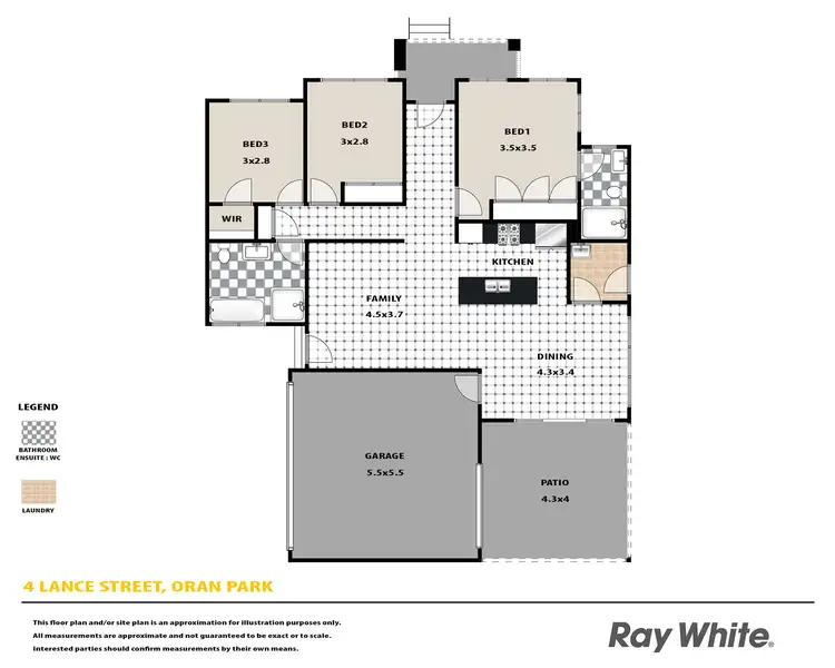 Floorplan of Homely house listing, 4 Lance Street, Oran Park NSW 2570