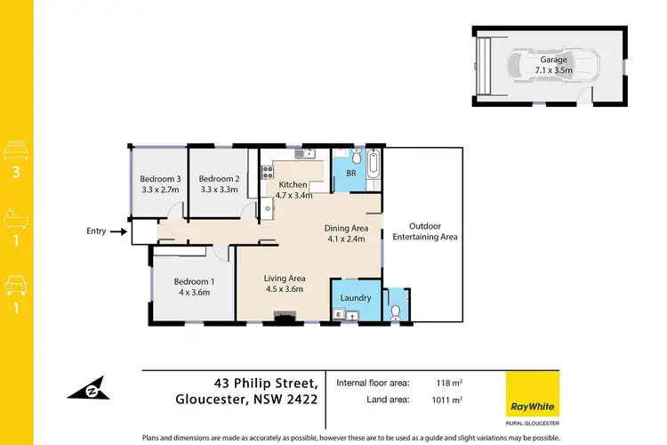 Floorplan of Homely house listing, 43 Philip Street, Gloucester NSW 2422