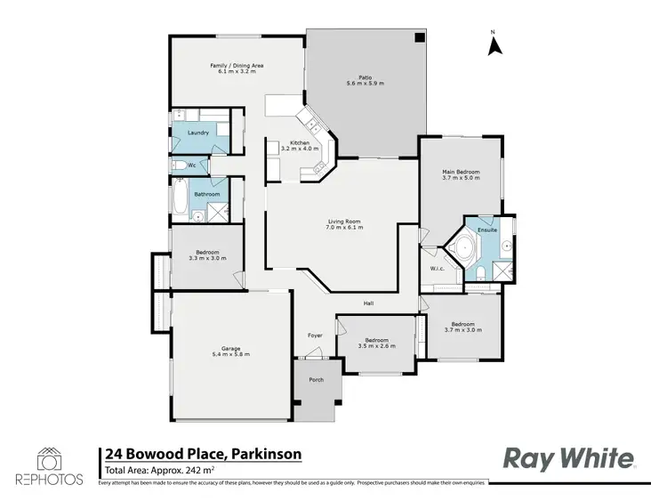 Floorplan of Homely house listing, 24 Bowood Place, Parkinson QLD 4115