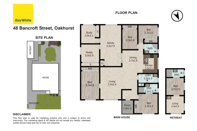 Floorplan of Homely house listing, 48 Bancroft Street, Oakhurst NSW 2761