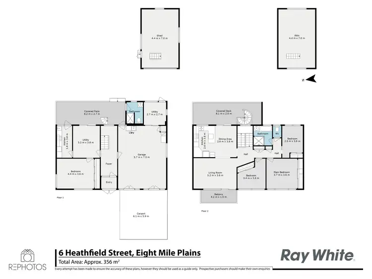 Floorplan of Homely house listing, 6 Heathfield Street, Eight Mile Plains QLD 4113
