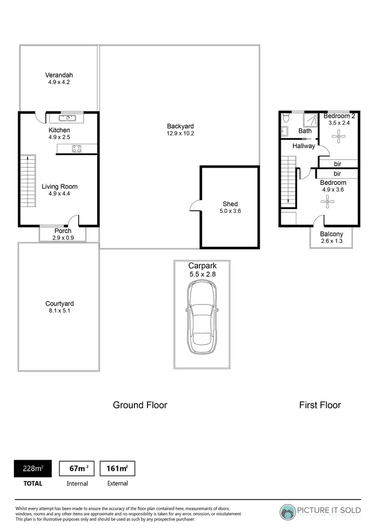 Floorplan of Homely unit listing, 6/43 Howard Street, Broadview SA 5083