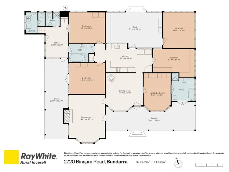 Floorplan of Homely rural property listing, 'Bon Sante'/2720 Bingara Road, Inverell NSW 2360