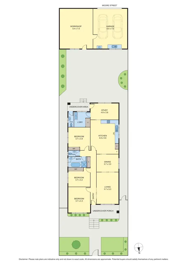 Floorplan of Homely house listing, 72 Campbell Street, Coburg VIC 3058