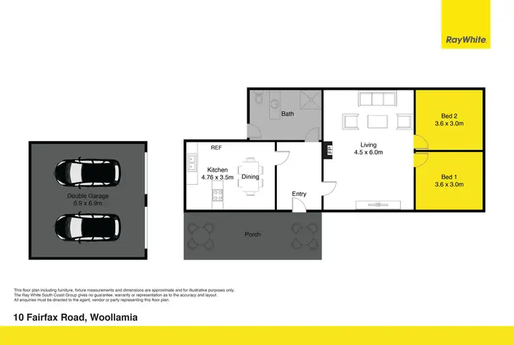 Floorplan of Homely house listing, 10 Fairfax Road, Woollamia NSW 2540