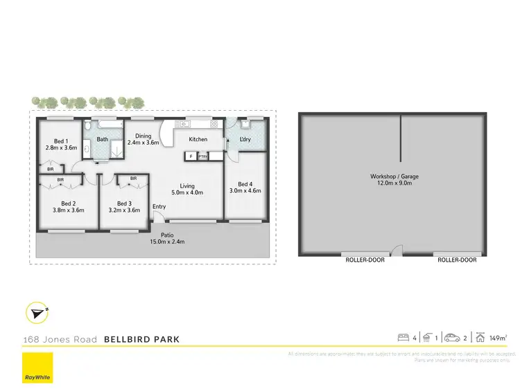 Floorplan of Homely house listing, 168 Jones Road, Bellbird Park QLD 4300