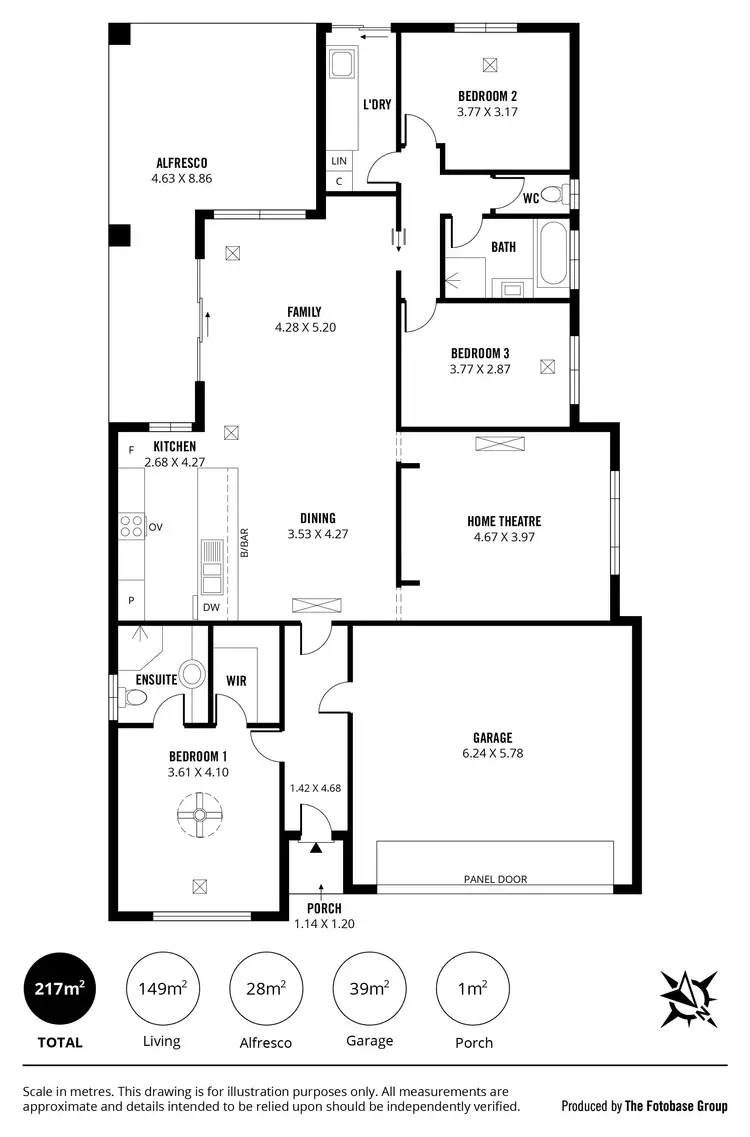Floorplan of Homely house listing, 68 Prow Drive, Seaford Meadows SA 5169