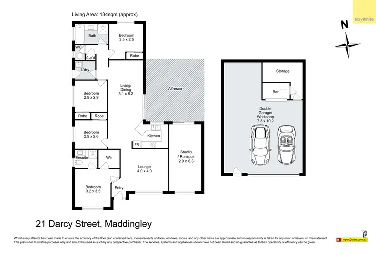 Floorplan of Homely house listing, 21 Darcy Street, Maddingley VIC 3340
