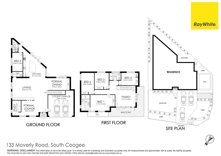 Floorplan of Homely house listing, 133 Moverly Road, South Coogee NSW 2034