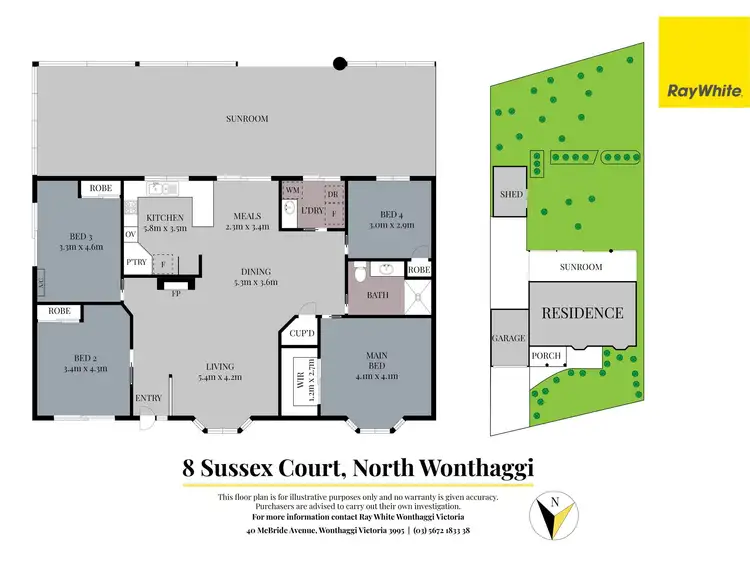Floorplan of Homely house listing, 8 Sussex Court, North Wonthaggi VIC 3995