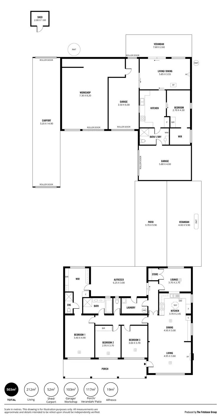 Floorplan of Homely house listing, 7 Wright Road, Crafers SA 5152