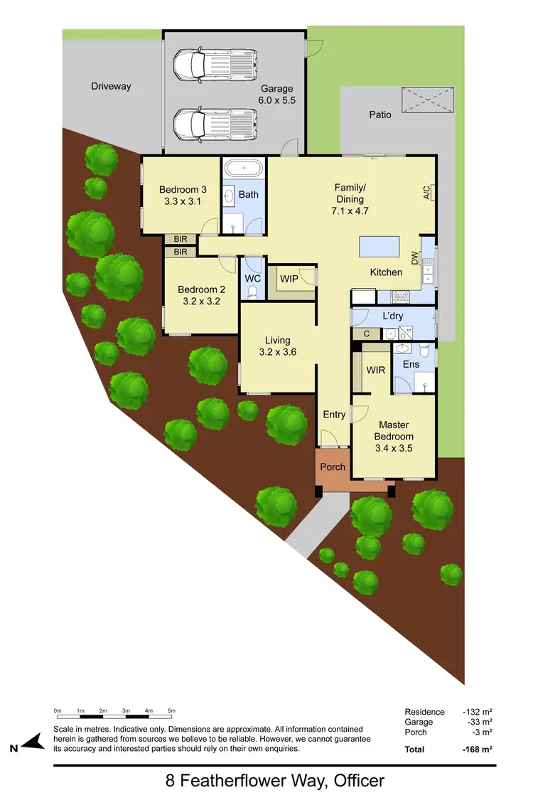 Floorplan of Homely house listing, 8 Featherflower Way, Officer VIC 3809