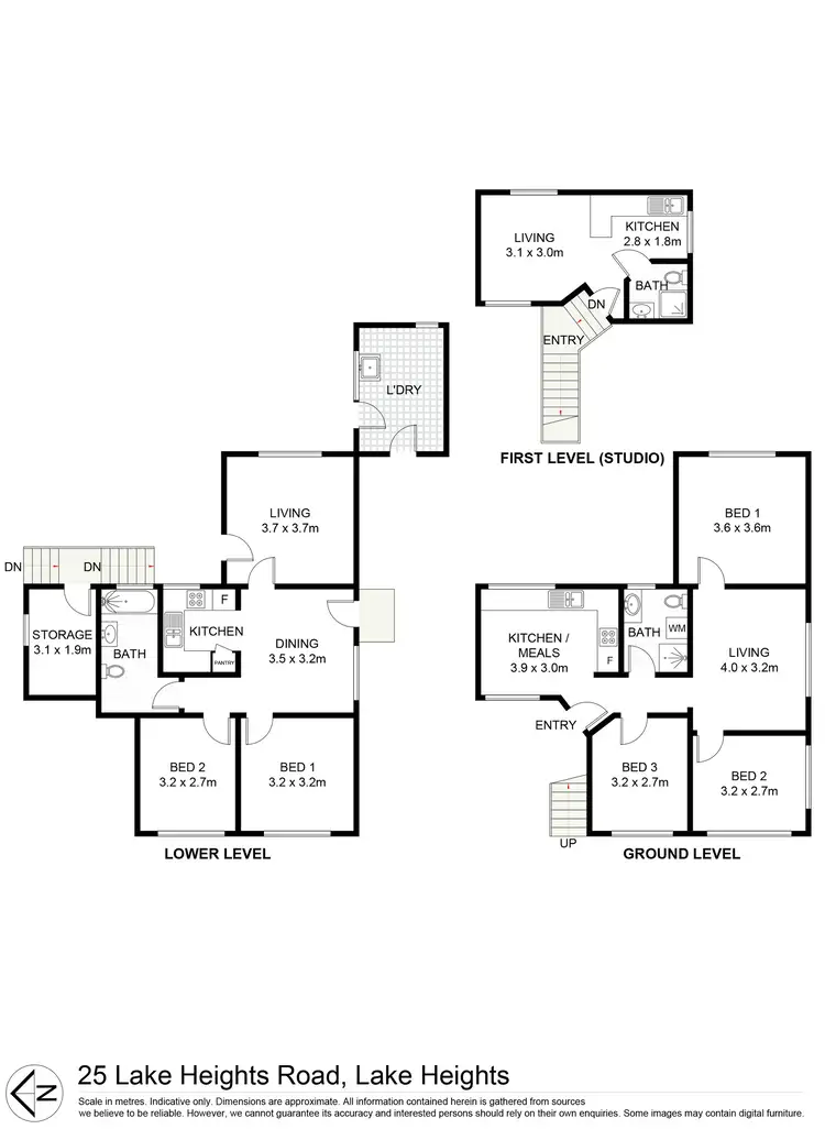 Floorplan of Homely house listing, 25 Lake Heights Road, Lake Heights NSW 2502
