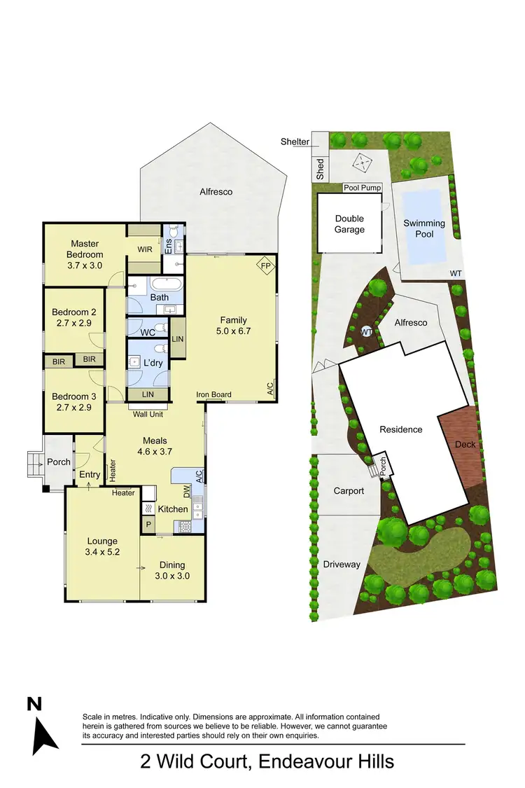 Floorplan of Homely house listing, 2 Wild Court, Endeavour Hills VIC 3802