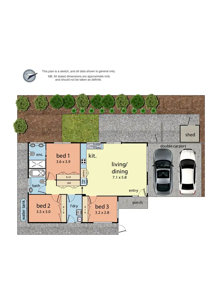 Floorplan of Homely house listing, 5A Mather Close, Croydon VIC 3136