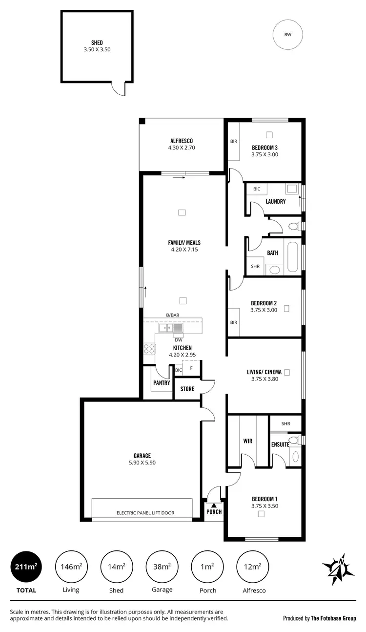 Floorplan of Homely house listing, 3 Jude Court, Strathalbyn SA 5255