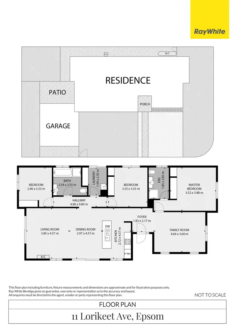 Floorplan of Homely house listing, 11 Lorikeet Avenue, Epsom VIC 3551