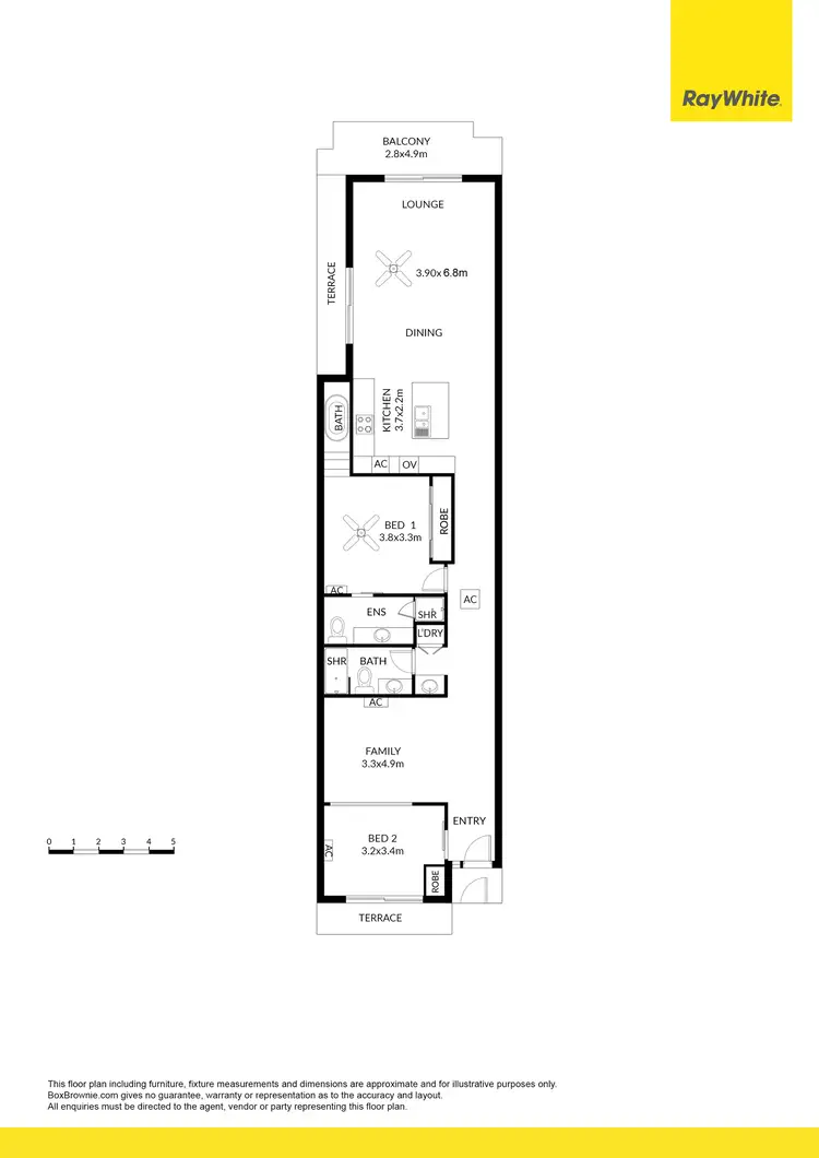 Floorplan of Homely apartment listing, 102/356 Seaview Road, Henley Beach SA 5022