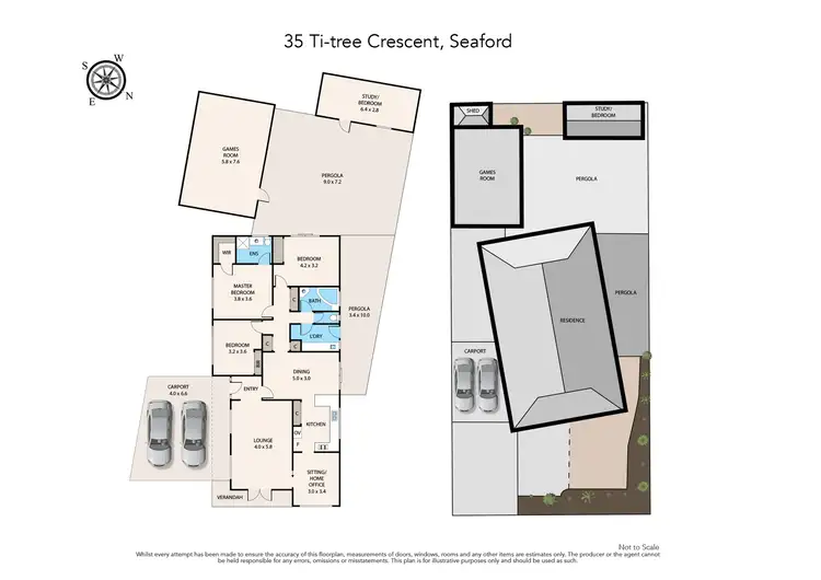 Floorplan of Homely house listing, 35 Ti-Tree Crescent, Seaford VIC 3198