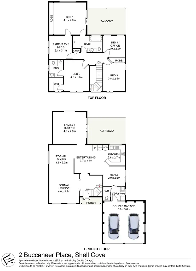 Floorplan of Homely house listing, 2 Buccaneer Place, Shell Cove NSW 2529